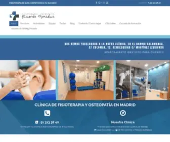 Fisioterapiaricardogonzalez.com(Inicio) Screenshot