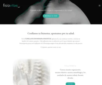Fisiovitae.es(Deja tu salud en nuestras manos y obtendrás vida. Clínica Fisiovitae 2007) Screenshot