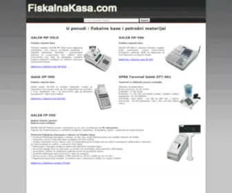 Fiskalnakasa.com(Fiskalne kase Positive d.o.o) Screenshot