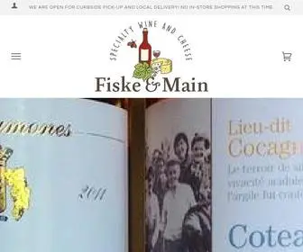 Fiskeandmainwine.com(Fiske & Main) Screenshot