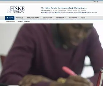 Fiskeco.com(Certified Public Accountants & Consultants) Screenshot