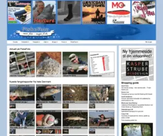 Fiskefoto.dk(Fiskeri, fangstrapporter, fiskekalender, lystfiskeri, fiskearter, artikler, fiskevideoer, forum) Screenshot