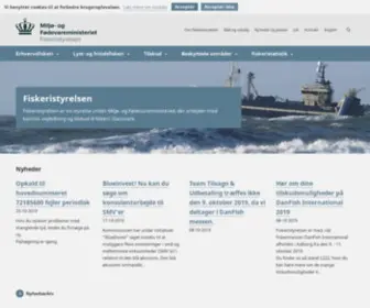 Fiskeristyrelsen.dk(Forside) Screenshot