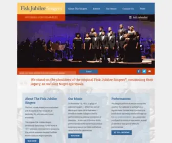 Fiskjubileesingers.org(Fisk Jubilee Singers) Screenshot