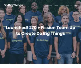 Fissionstrategy.com(Fission Team Up to Create Do Big Things) Screenshot