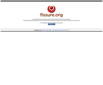 Fissure.org(Fissure dot org) Screenshot