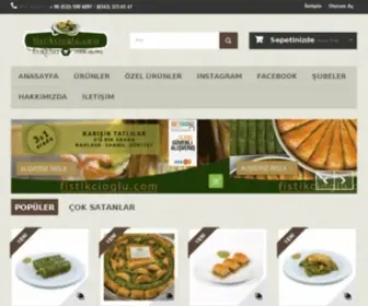 Fistikcioglu.com(Fistikçioglu) Screenshot