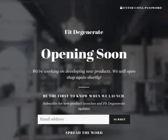 Fit-Degenerate.com(Fit Degenerate) Screenshot