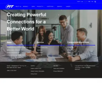 Fit-Foxconn.com(鴻騰精密科技 (FIT)) Screenshot