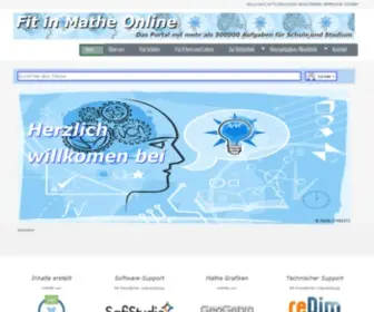 Fit-IN-Mathe-Online.de(Mathematik für Schüler und Studenten) Screenshot