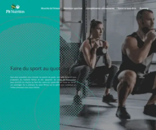 Fit-Nutrition.fr(Les bienfaits du sport (fitness et running)) Screenshot