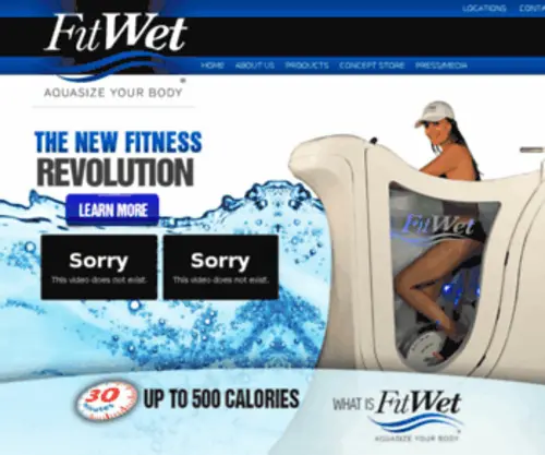 Fit-Wet.com(Fit Wet) Screenshot