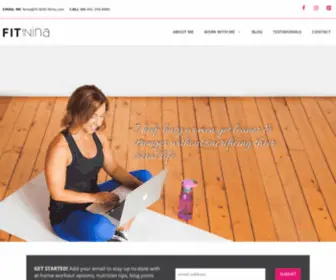 Fit-With-Nina.com(I help busy women get leaner & stronger without sacrificing their social life) Screenshot