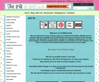 Fit2Bstitched.com Screenshot