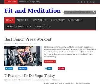 Fitandmeditation.com(Health and Fitness Tips) Screenshot