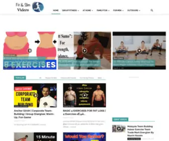 Fitandslimvideos.com(Fit and Slim Videos) Screenshot