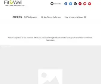 Fitandwell.com(Healthier, happier living) Screenshot