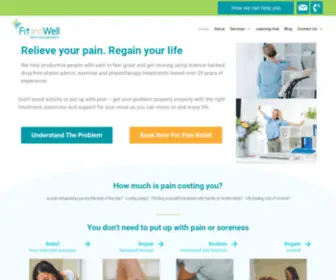 Fitandwellphysiotherapy.com(Physiotherapy Treatments) Screenshot