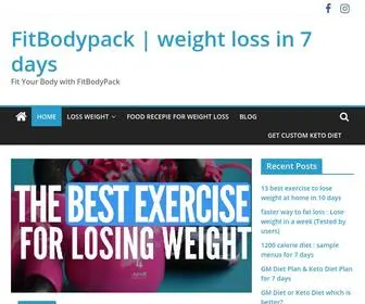 Fitbodypack.com(Fit your body with Fitbodypack) Screenshot