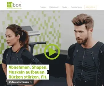 Fitbox.de(EMS Training in Berlin und München) Screenshot