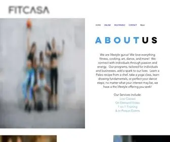 Fitcasa.com(Fitcasa Lifestyle Managment Group) Screenshot