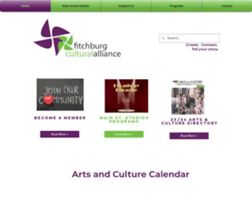 Fitchburgculturalalliance.org(Fitchburg Cultural Alliance) Screenshot