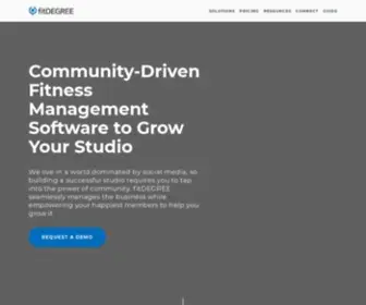 Fitdegree.com(Discover Seamless Studio Management Software) Screenshot