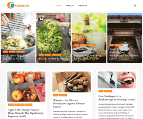 Fitdiet101.com(Fitdiet 101) Screenshot