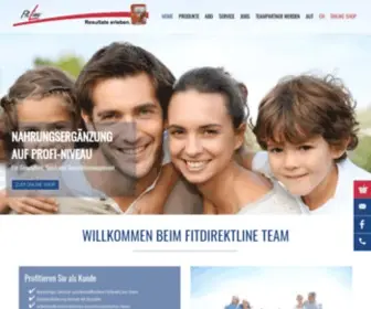 Fitdirektline.de(FitLine Online Shop) Screenshot