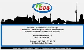 Fitecs.eu(Fischer Information Technology) Screenshot