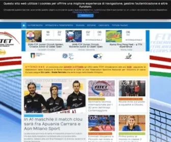 Fitet.org(Il sito ufficiale della FITET) Screenshot