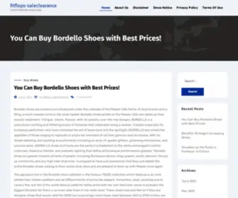 Fitflops-Saleclearance.us(Stylish footwear online shop) Screenshot