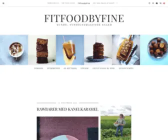 Fitfoodbyfine.dk(Bloggers Delight) Screenshot