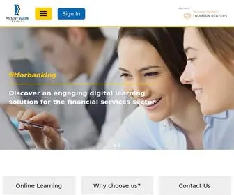 Fitforbanking.com(Digital learning for banking and finance skills) Screenshot