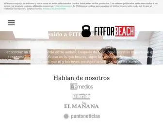 Fitforbeach.mx(FITFORBEACH) Screenshot