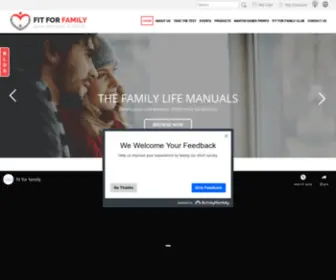 Fitforfamily.org(Fit For Family) Screenshot