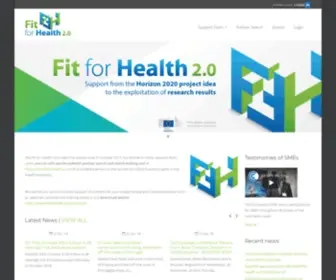 Fitforhealth.eu(Fit for Health 2.0) Screenshot