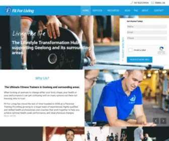 Fitforliving.com.au(Geelong Personal Trainers & Group Fitness) Screenshot