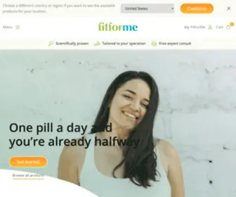 Fitforme.com(FitForMe Multivitamins and Minerals) Screenshot