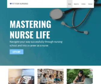 Fitfornursing.com(Fitfornursing) Screenshot