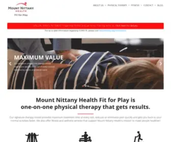 Fitforplay.net(Mount Nittany Health Fit for Play) Screenshot