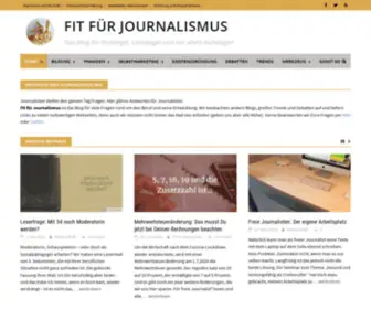 Fitfuerjournalismus.de(Entdecke den Journalismus neu) Screenshot