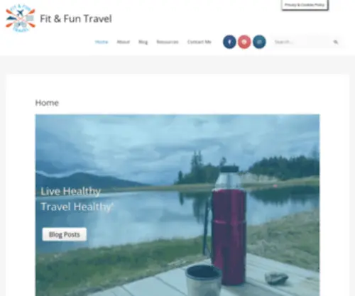 Fitfuntravel.com(Fit & Fun Travel) Screenshot