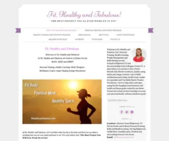 Fithealthyandfabulous.com(A WordPress Site) Screenshot