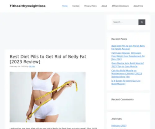 Fithealthyweightloss.com(Loss Weight) Screenshot