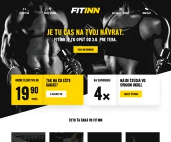 Fitinn.sk(Domovská stránka) Screenshot