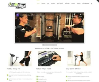 Fitintimedubai.ae(EMS Training in Dubai) Screenshot