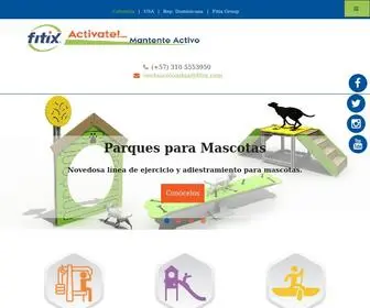 Fitix.com.co(Equipos Biosaludables) Screenshot