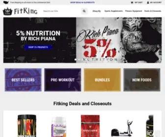 Fitking.com(Sports Supplements) Screenshot