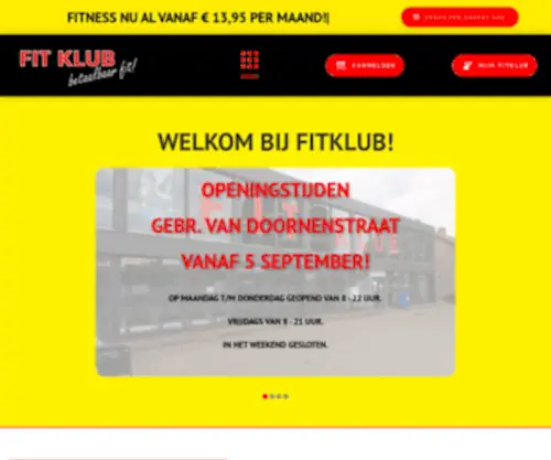 Fitklub.nl(Fitklub) Screenshot